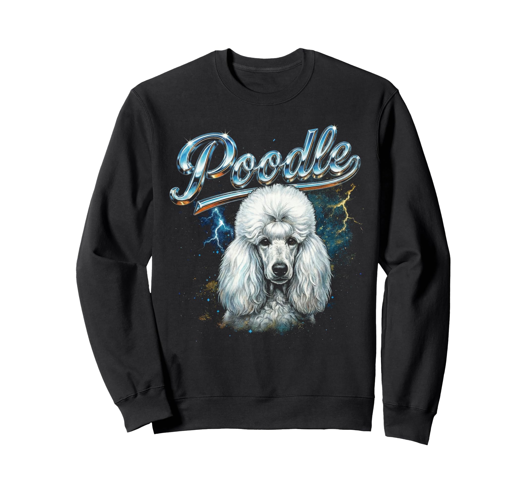 Poodle 90S Dog Lover 80S Poodle Owner Sweatshirt - Trendy Graphic Men Women - T-Shirt, Sweatshirt, Hoodie