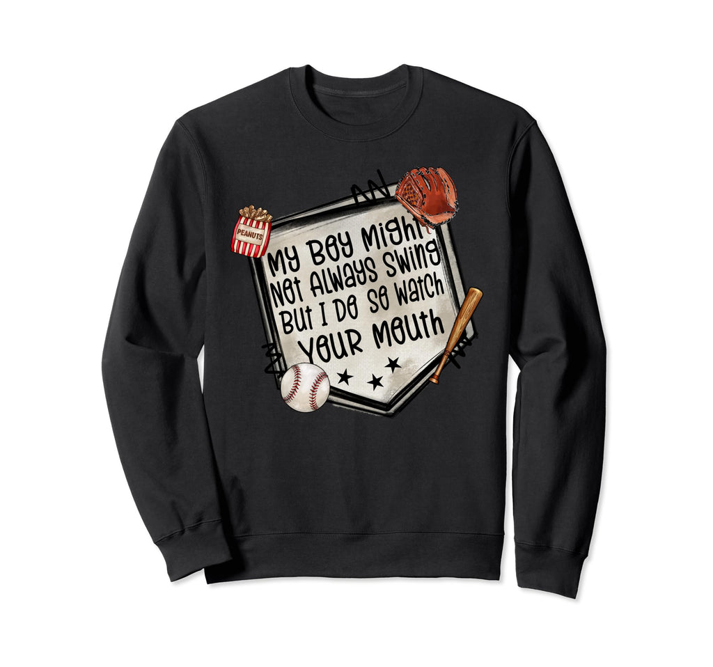 My Might Not Always Swing But I Sweatshirt - Custom Art Print for Adults - T-Shirt, Sweatshirt, Hoodie