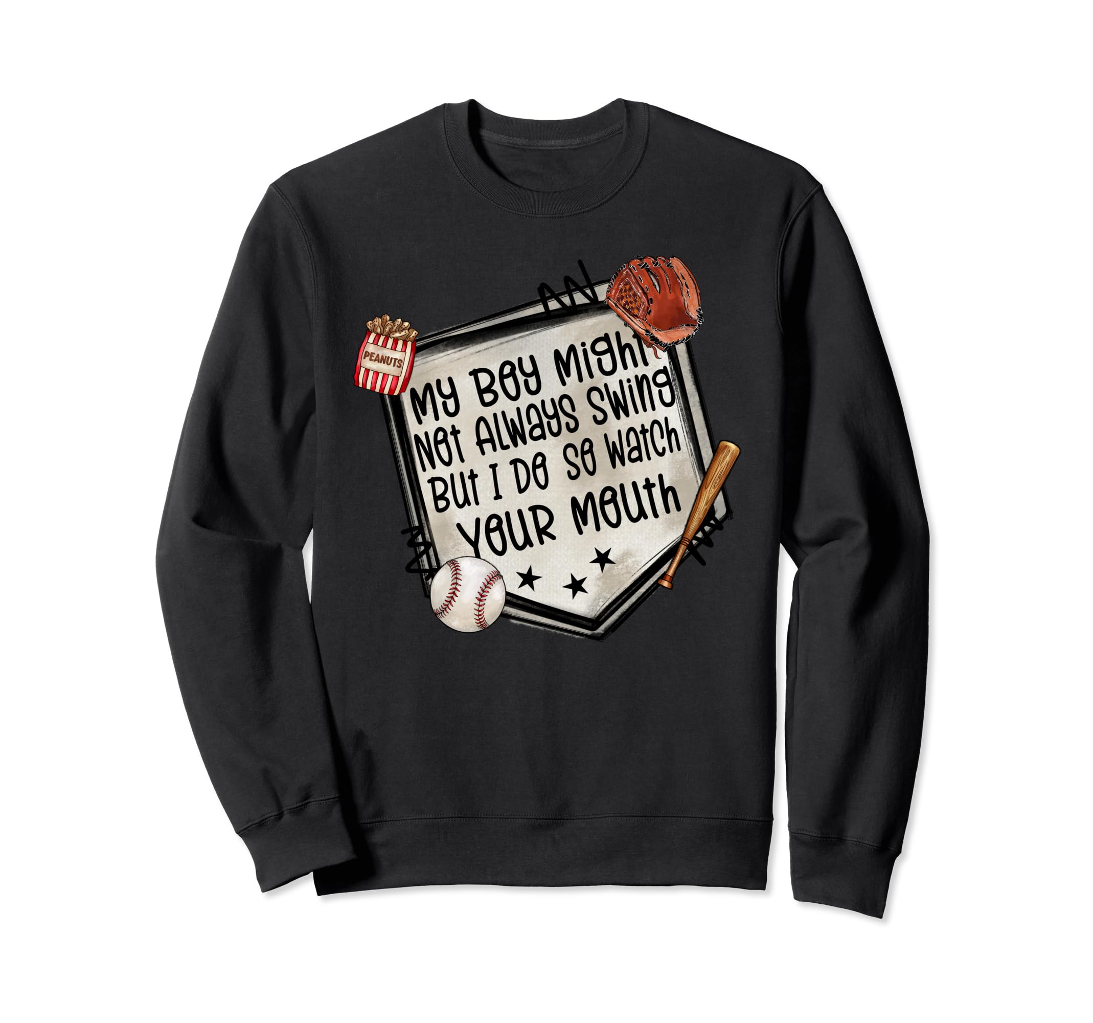 My Might Not Always Swing But I Sweatshirt - Custom Art Print for Adults - T-Shirt, Sweatshirt, Hoodie
