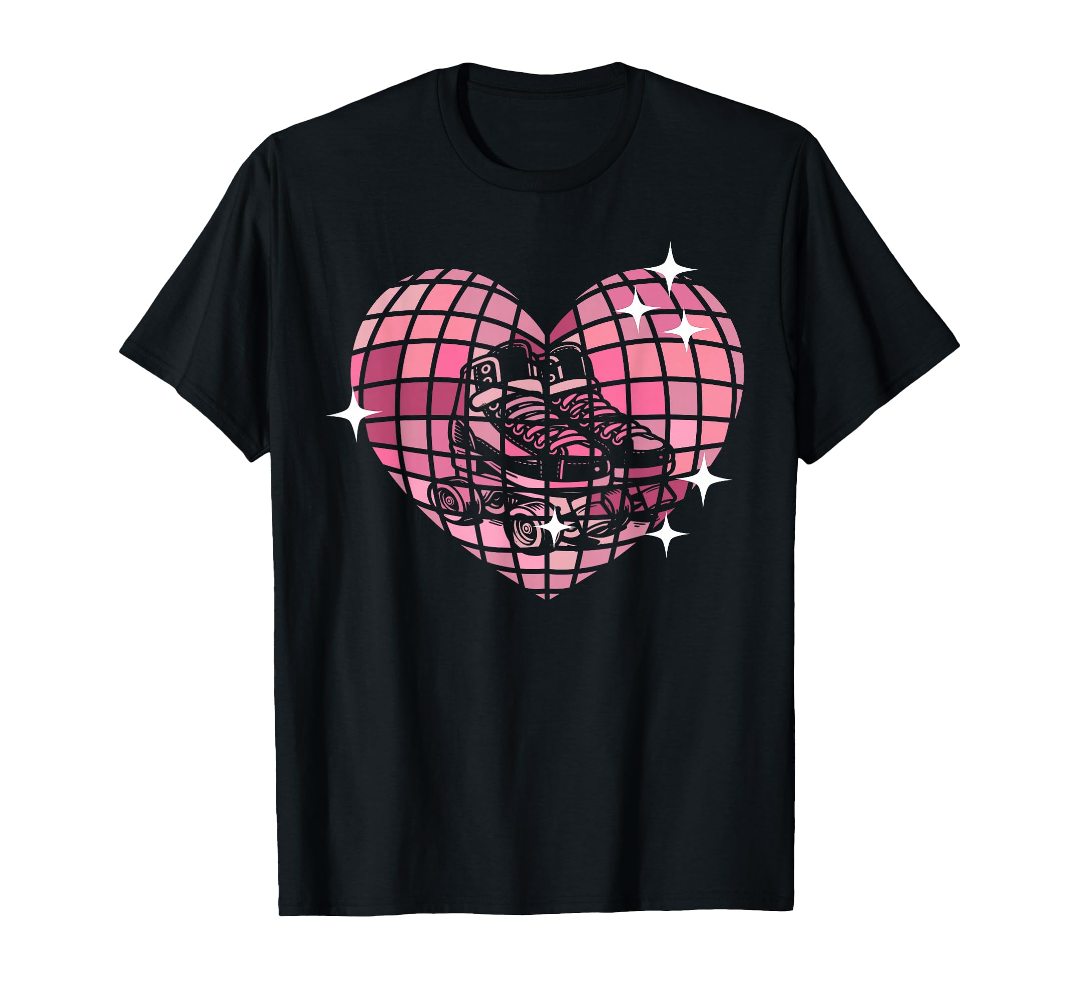 Roller Skating Skate 1970S Disco T-Shirt - Custom Art Print for Adults - T-Shirt, Sweatshirt, Hoodie