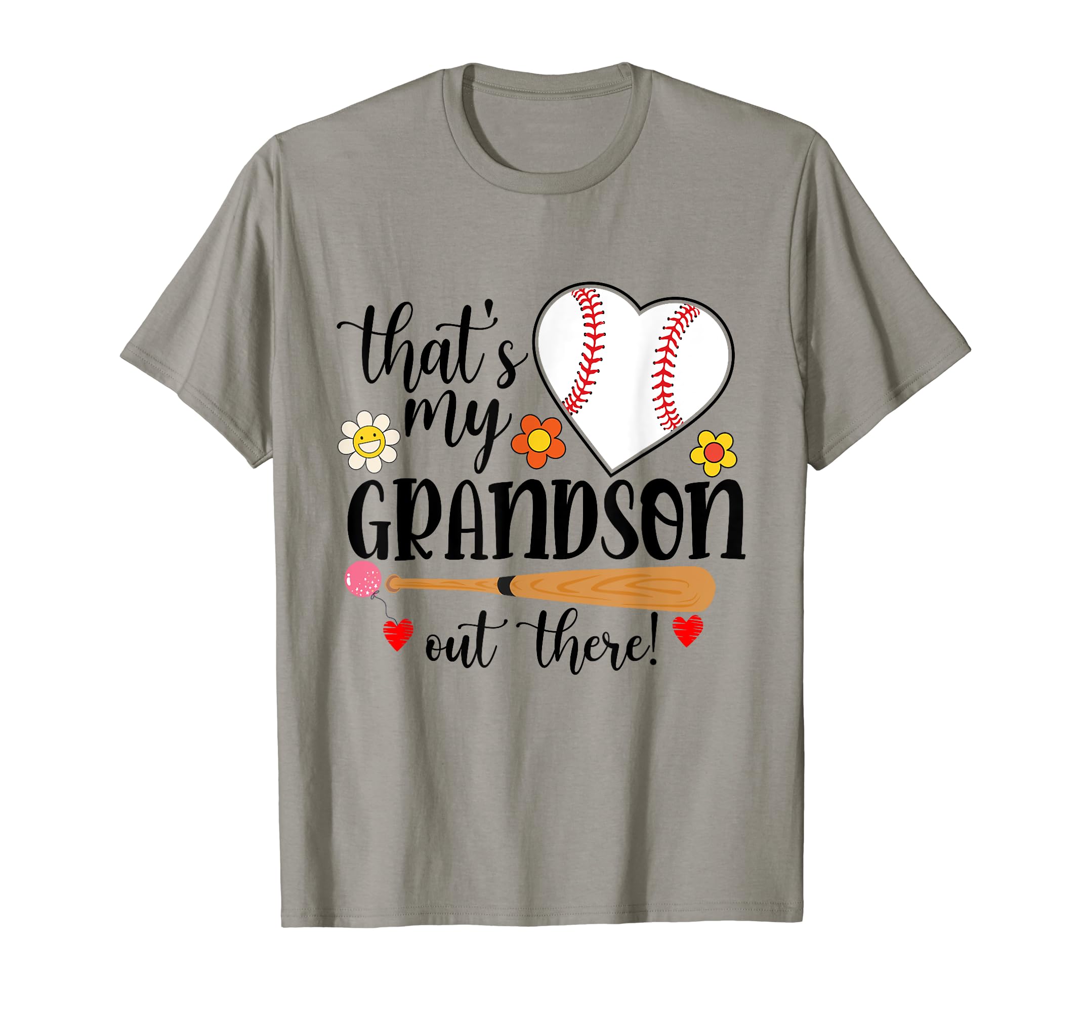 Thats My Grandson Out There Mom Baseball T-Shirt - Streetwear Style Unisex - T-Shirt, Sweatshirt, Hoodie