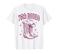 76Th Birthday Rodeo Western Cowgirl T-Shirt - Unique Graphic for Adults - T-Shirt, Sweatshirt, Hoodie