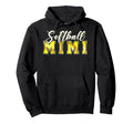 Softball Baseball Blessed Mimi Funny Hoodie - Unique Graphic Unisex - T-Shirt, Sweatshirt, Hoodie