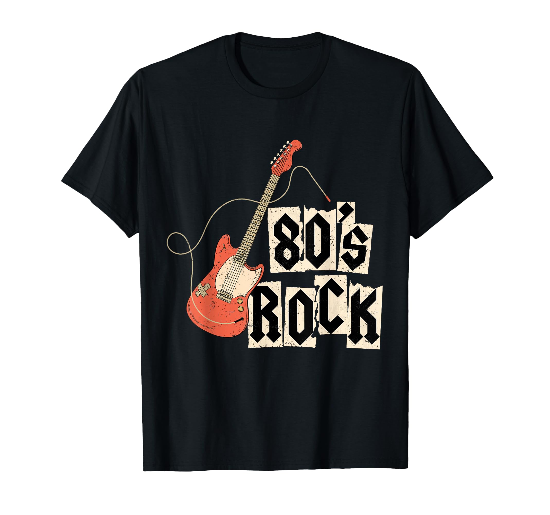 80S Rock 80S Party Music Guitar Rock And T-Shirt - Novelty Apparel Unisex - T-Shirt, Sweatshirt, Hoodie