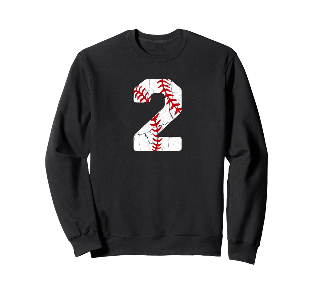 Baseball Player Jersey Number Sweatshirt - Casual Everyday Wear Men Women - T-Shirt, Sweatshirt, Hoodie