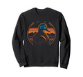 Duck Sunset Distressed Duck Lover Sweatshirt - Trendy Graphic for Adults - T-Shirt, Sweatshirt, Hoodie