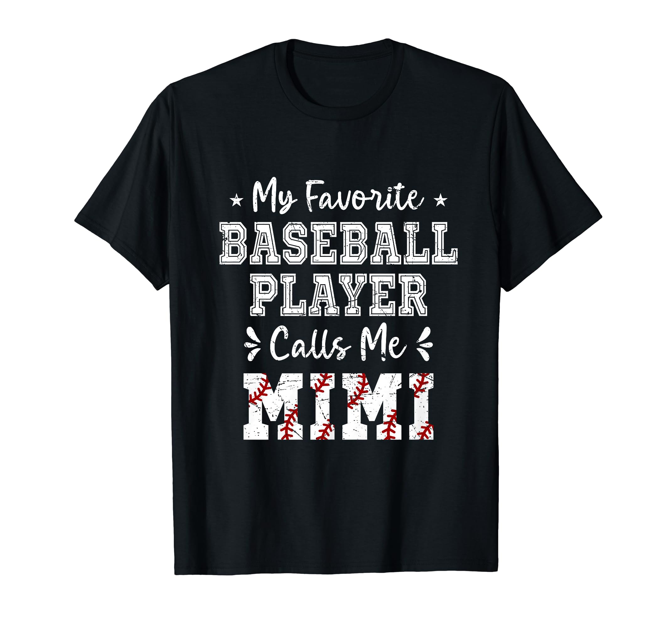 Baseball Mimi My Favorite Baseball Player T-Shirt - Novelty Apparel Unisex - T-Shirt, Sweatshirt, Hoodie