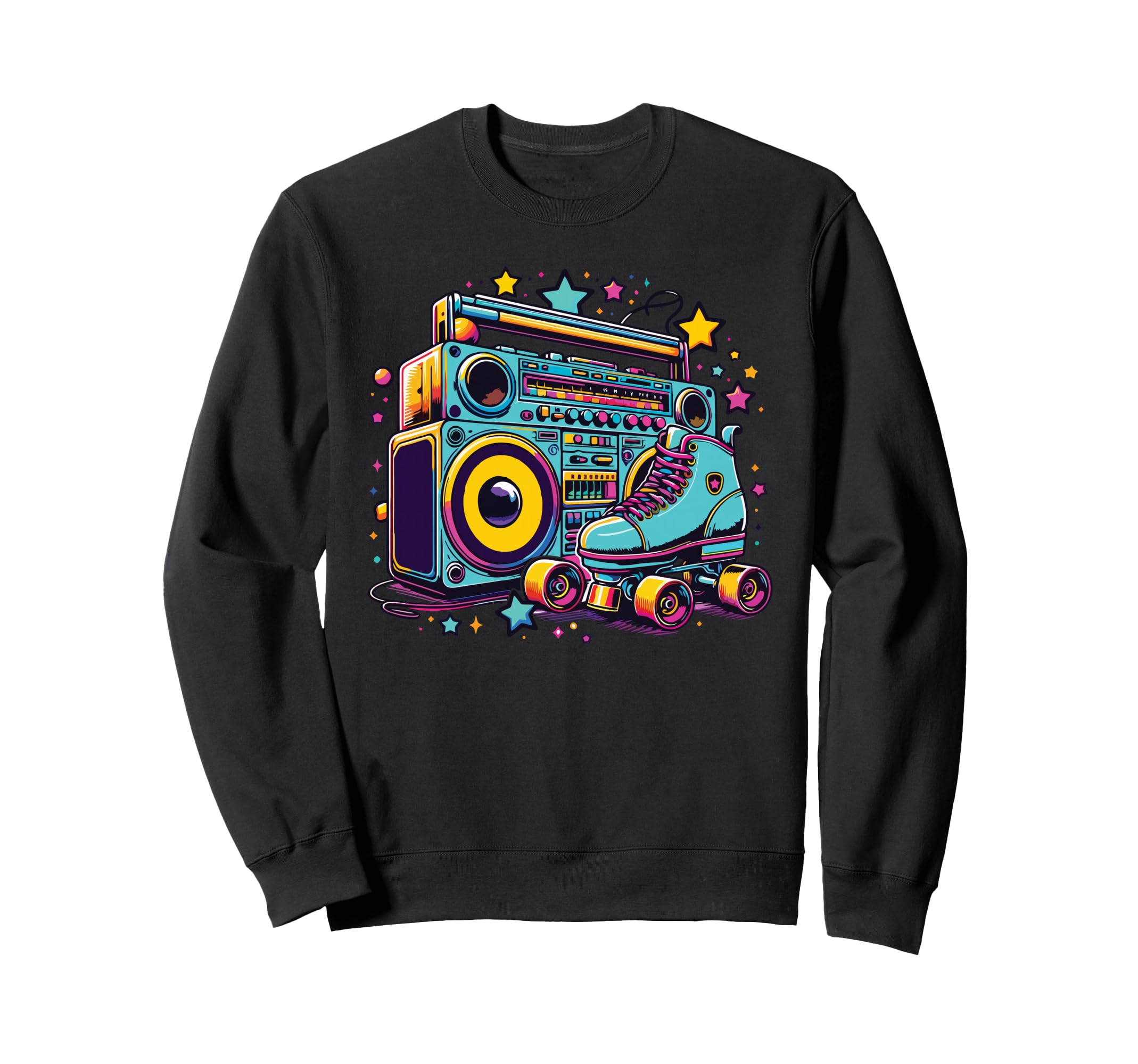 Rollerskates Funny 80S Roller Skating Sweatshirt - Trendy Graphic Men Women - T-Shirt, Sweatshirt, Hoodie