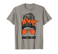 Messy Bun Basketball Chick Glasses T-Shirt - Novelty Apparel Men Women - T-Shirt, Sweatshirt, Hoodie