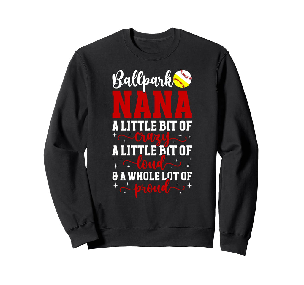 Ballpark Nana Definition Baseball Sweatshirt - Streetwear Style for Adults - T-Shirt, Sweatshirt, Hoodie