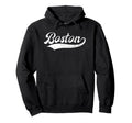 Distressed Boston Massachusetts Hoodie - Aesthetic Graphic Men Women - T-Shirt, Sweatshirt, Hoodie