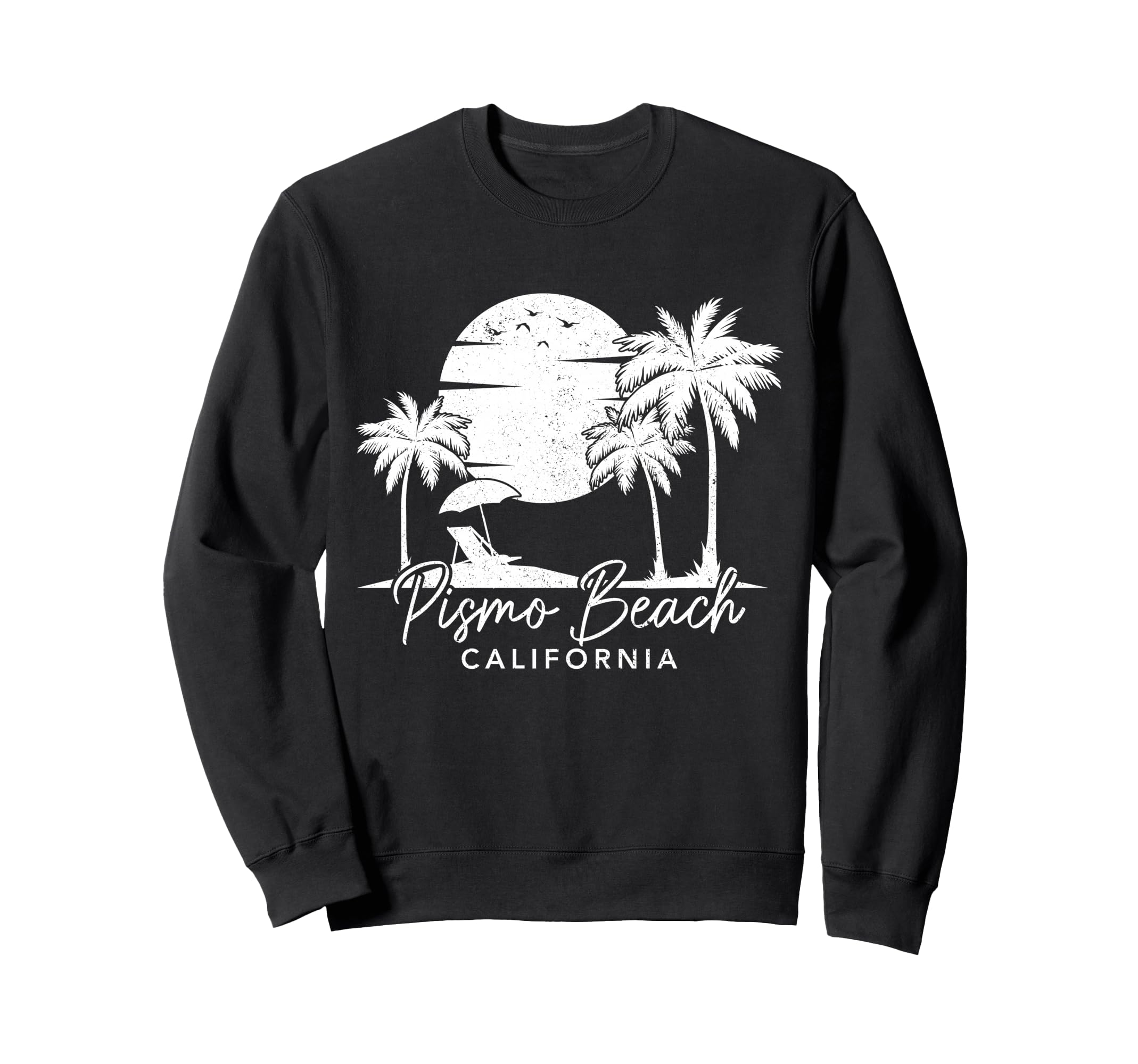 Pismo Beach California Ca Sunset Sweatshirt - Fun Novelty Design Men Women - T-Shirt, Sweatshirt, Hoodie