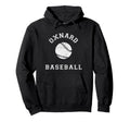 Oxnard Baseball Distressed Hoodie - Fun Novelty Design Unisex - T-Shirt, Sweatshirt, Hoodie