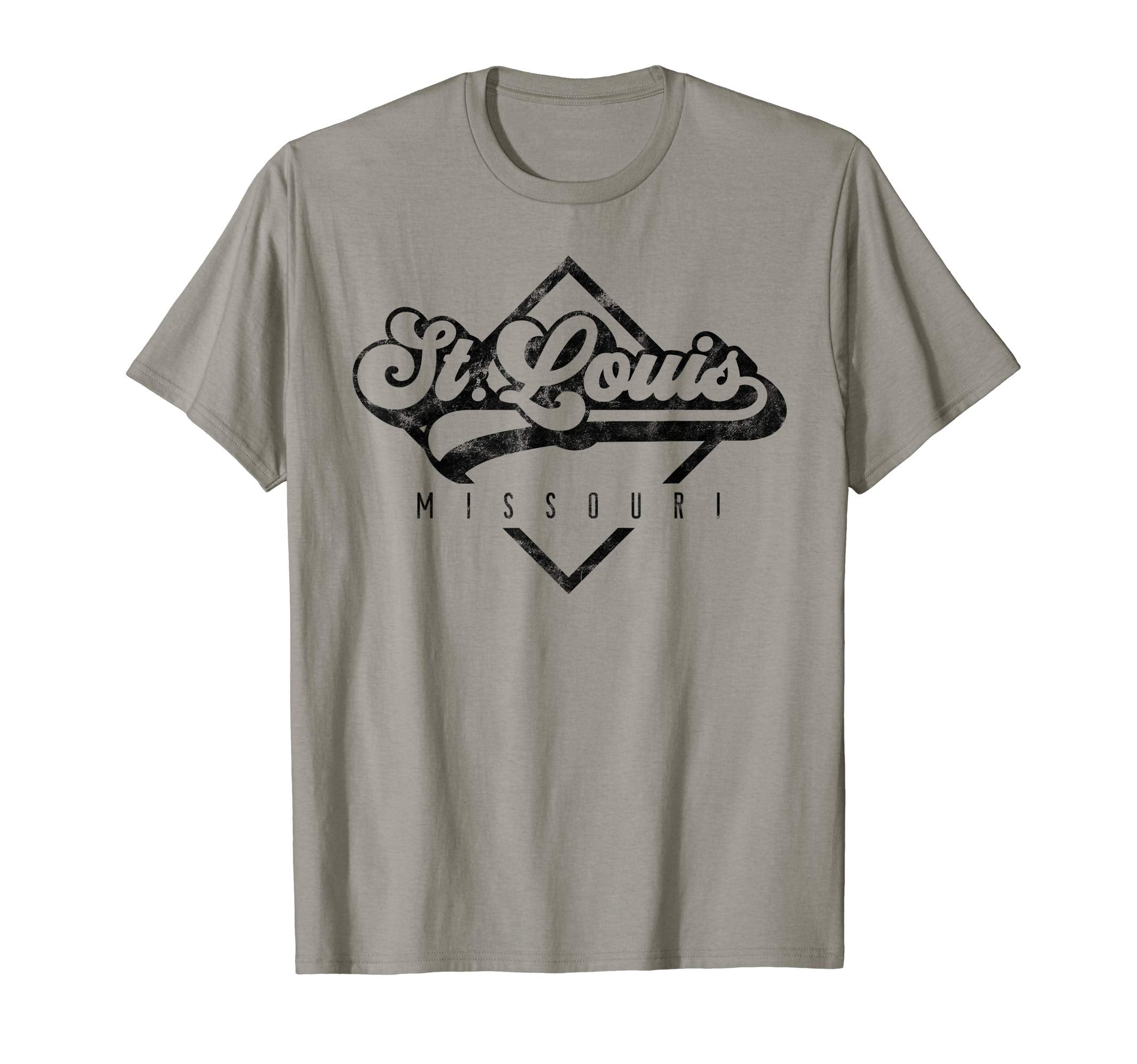 St Louis Missouri Distressed 70S 80S T-Shirt - Streetwear Style Men Women - T-Shirt, Sweatshirt, Hoodie