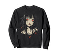 Anime Horror Aesthetic Soft Sweatshirt - Aesthetic Graphic Men Women - T-Shirt, Sweatshirt, Hoodie