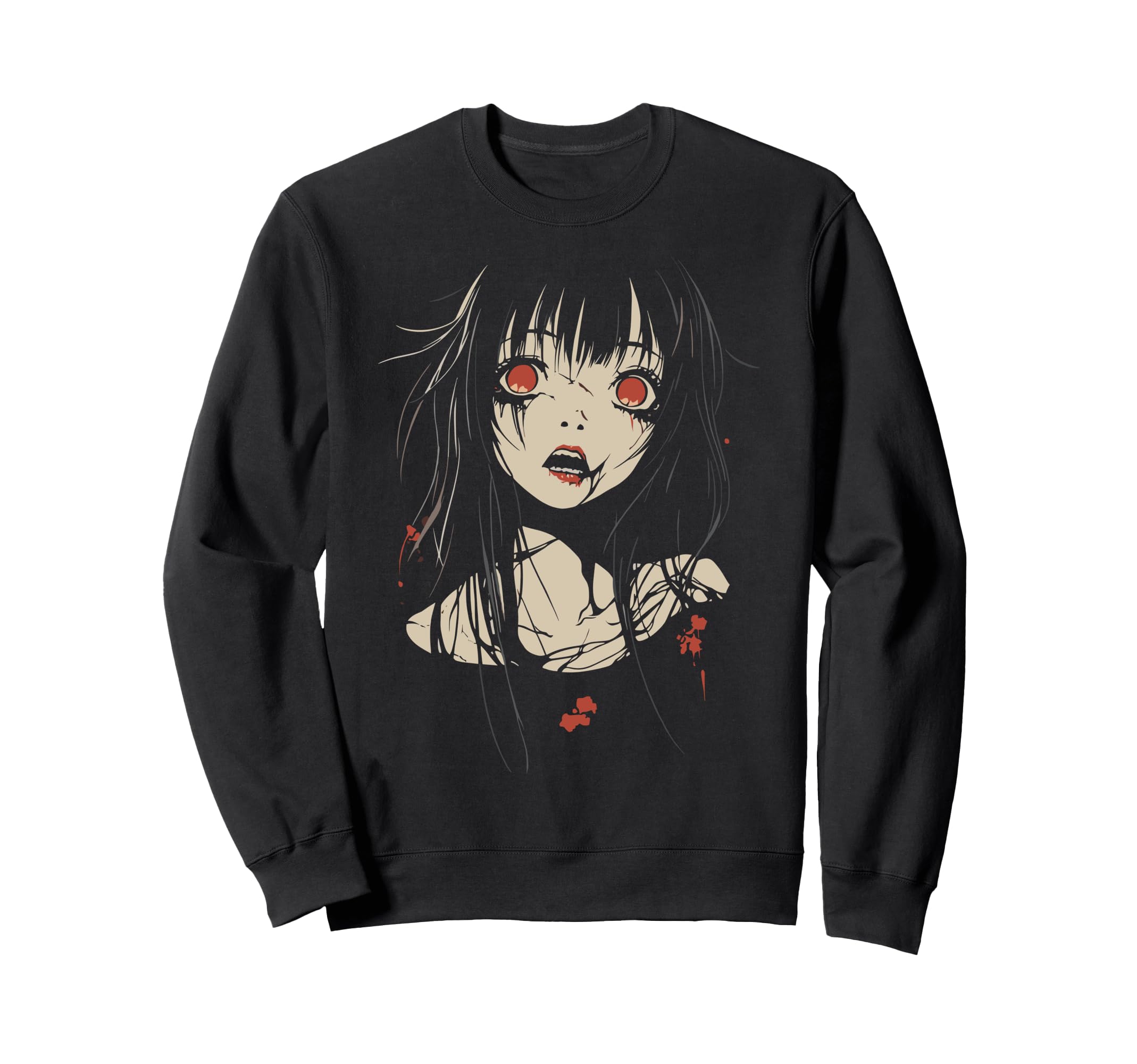 Anime Horror Aesthetic Soft Sweatshirt - Aesthetic Graphic Men Women - T-Shirt, Sweatshirt, Hoodie