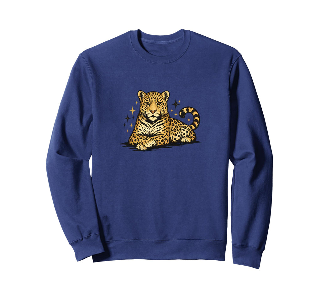 Leopard Star Aesthetic Leopard Sweatshirt - Aesthetic Graphic Unisex - T-Shirt, Sweatshirt, Hoodie