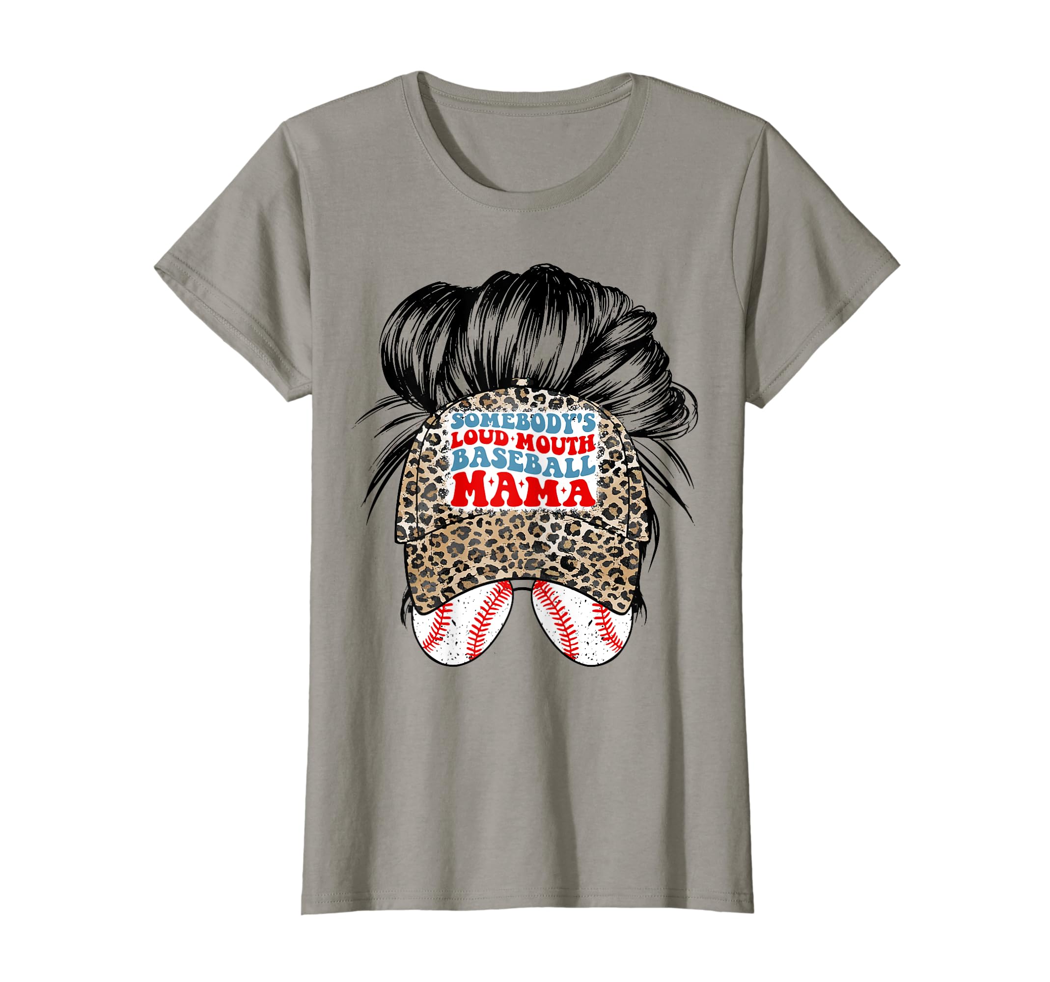 Somebodys Loud Mouth Baseball Softball T-Shirt - Unique Graphic for Adults - T-Shirt, Sweatshirt, Hoodie