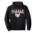 Baseball Mom Mothers Day Baseball Mama Hoodie - Unique Graphic Unisex - T-Shirt, Sweatshirt, Hoodie