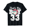 Thats My Baseball 33 Number Mom Dad T-Shirt - Custom Art Print for Adults - T-Shirt, Sweatshirt, Hoodie