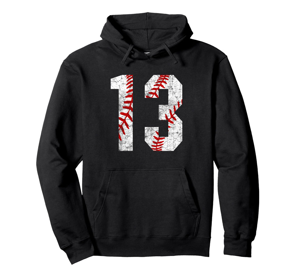 Baseball Mom 13 Jersey Baseball Favorite Hoodie - Custom Art Print Unisex - T-Shirt, Sweatshirt, Hoodie