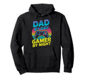 Dad Day Gamer Night Joke Video Game Hoodie - Novelty Apparel Men Women - T-Shirt, Sweatshirt, Hoodie