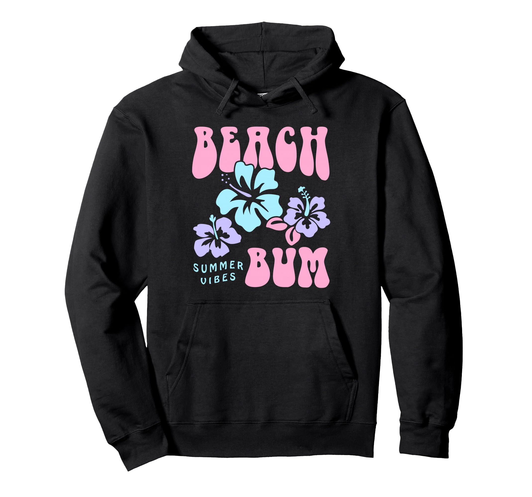 Coconut Beach Bum Pastel Trendy Hoodie - Casual Everyday Wear Men Women - T-Shirt, Sweatshirt, Hoodie