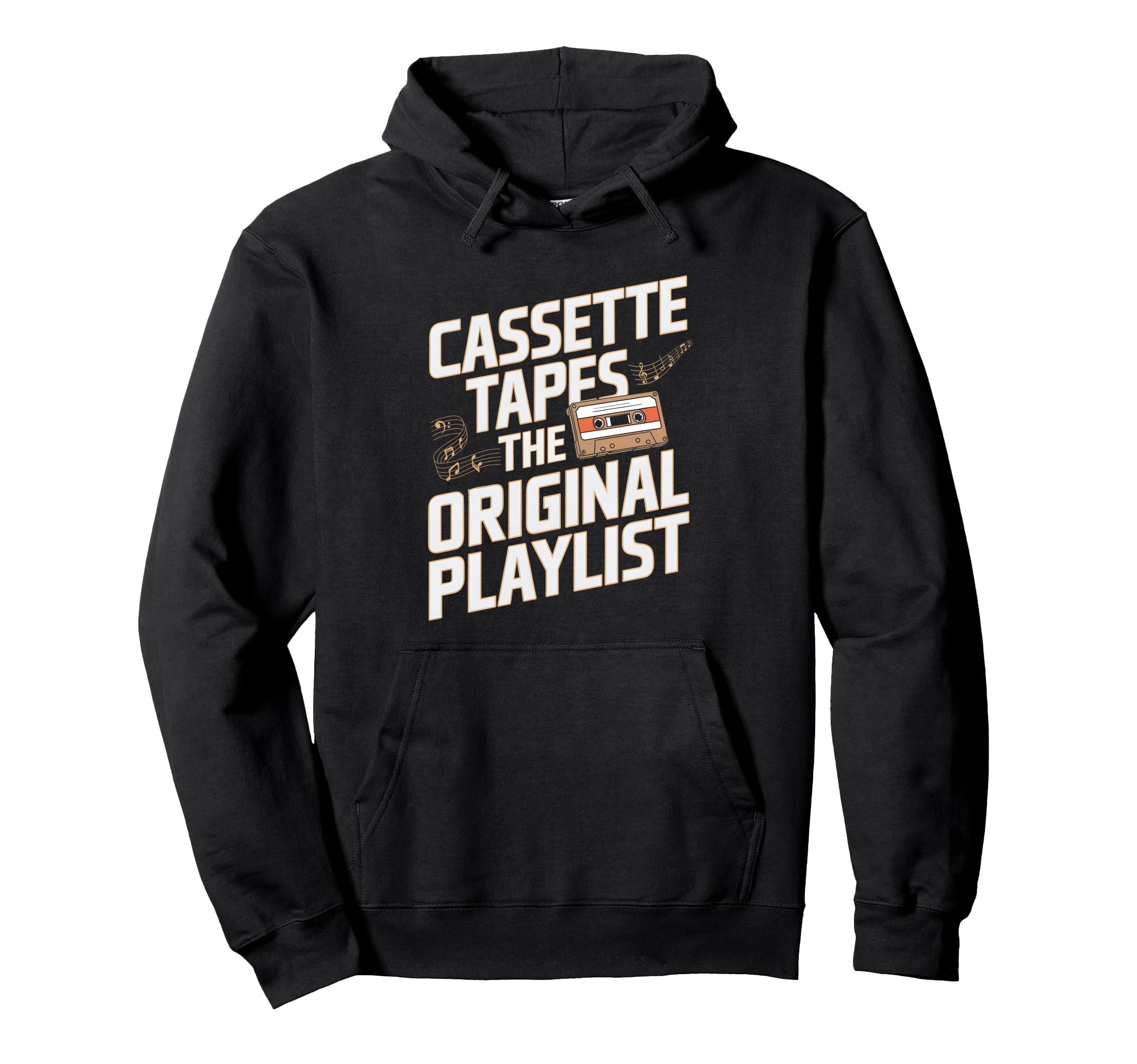 Cassette Tapes Original Playlist Hoodie - Trendy Graphic Men Women - T-Shirt, Sweatshirt, Hoodie