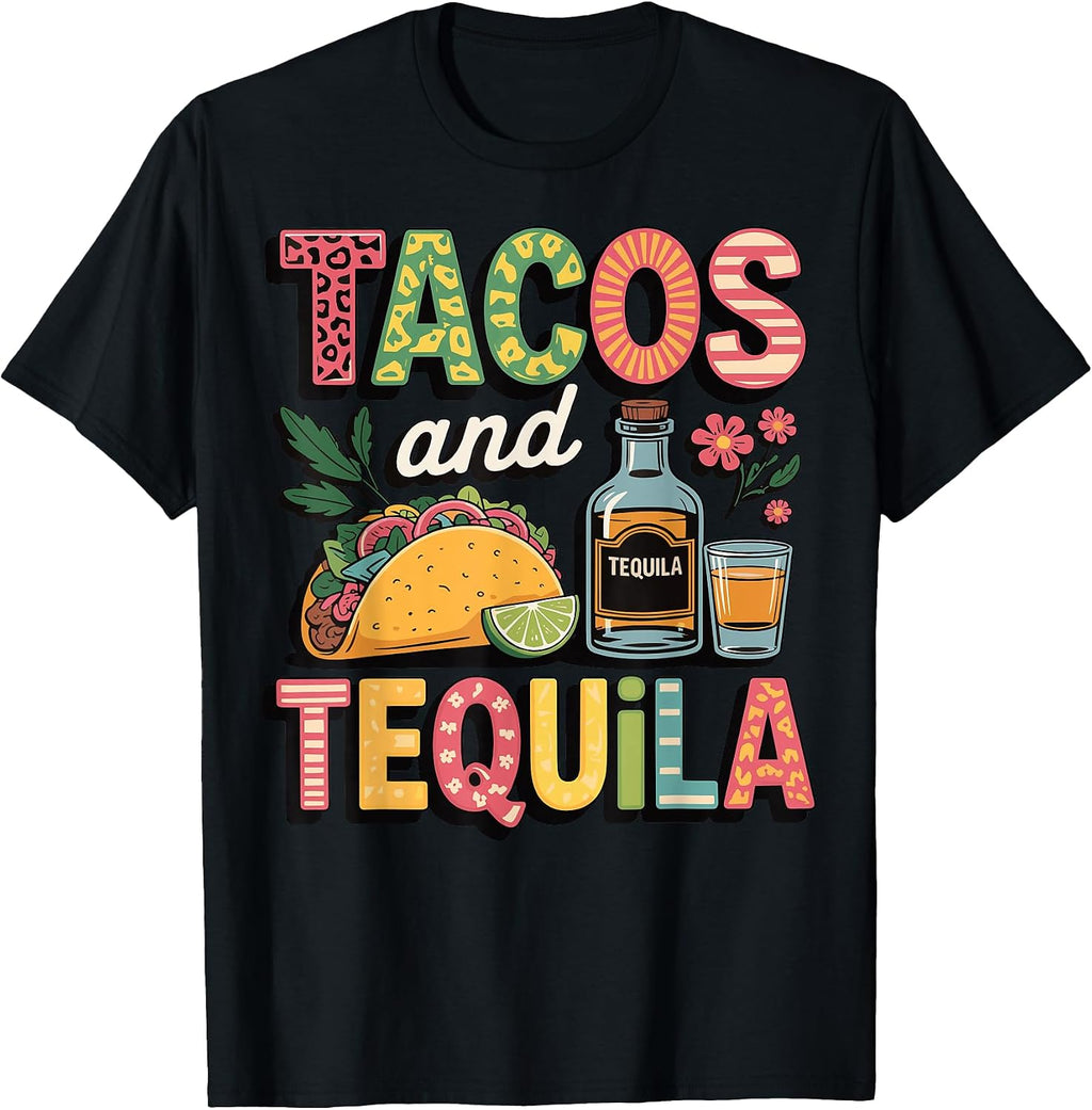 Cinco De Mayo Fiesta Tacos Tequila Drinking - Adult & Kids T-Shirts, Sweatshirts & Hoodies apparel design preview 1