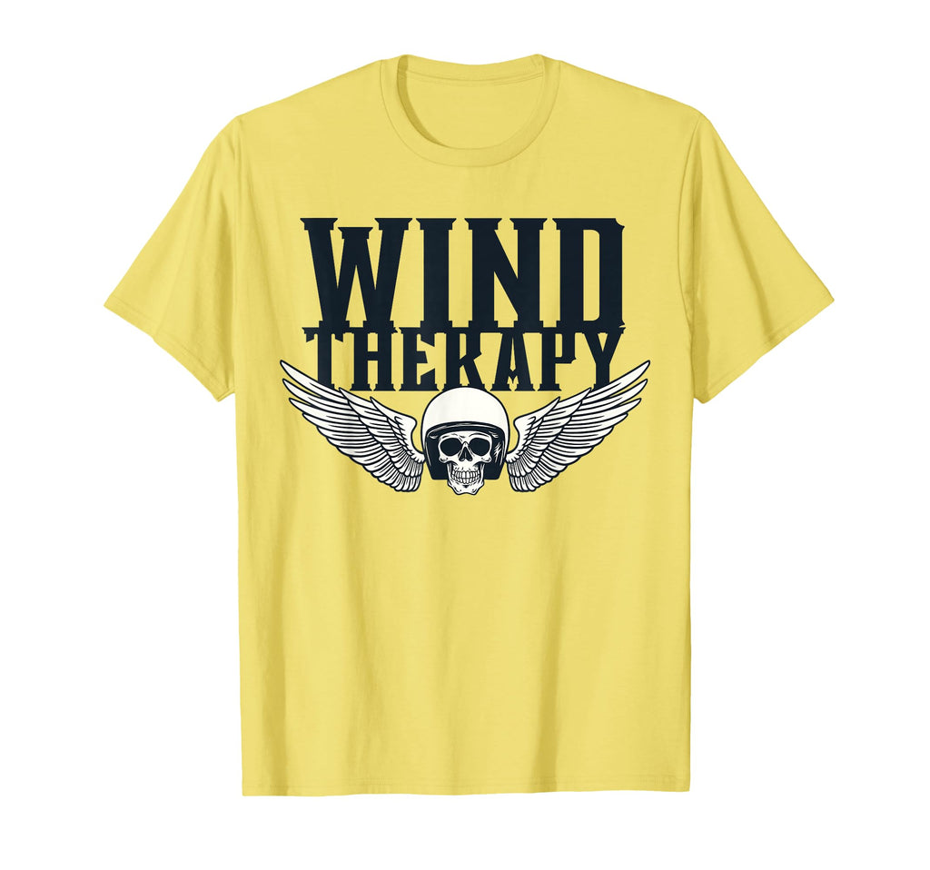 Wind Therapy Funny Sarcastic Biker Club T-Shirt - Custom Art Print Unisex - T-Shirt, Sweatshirt, Hoodie