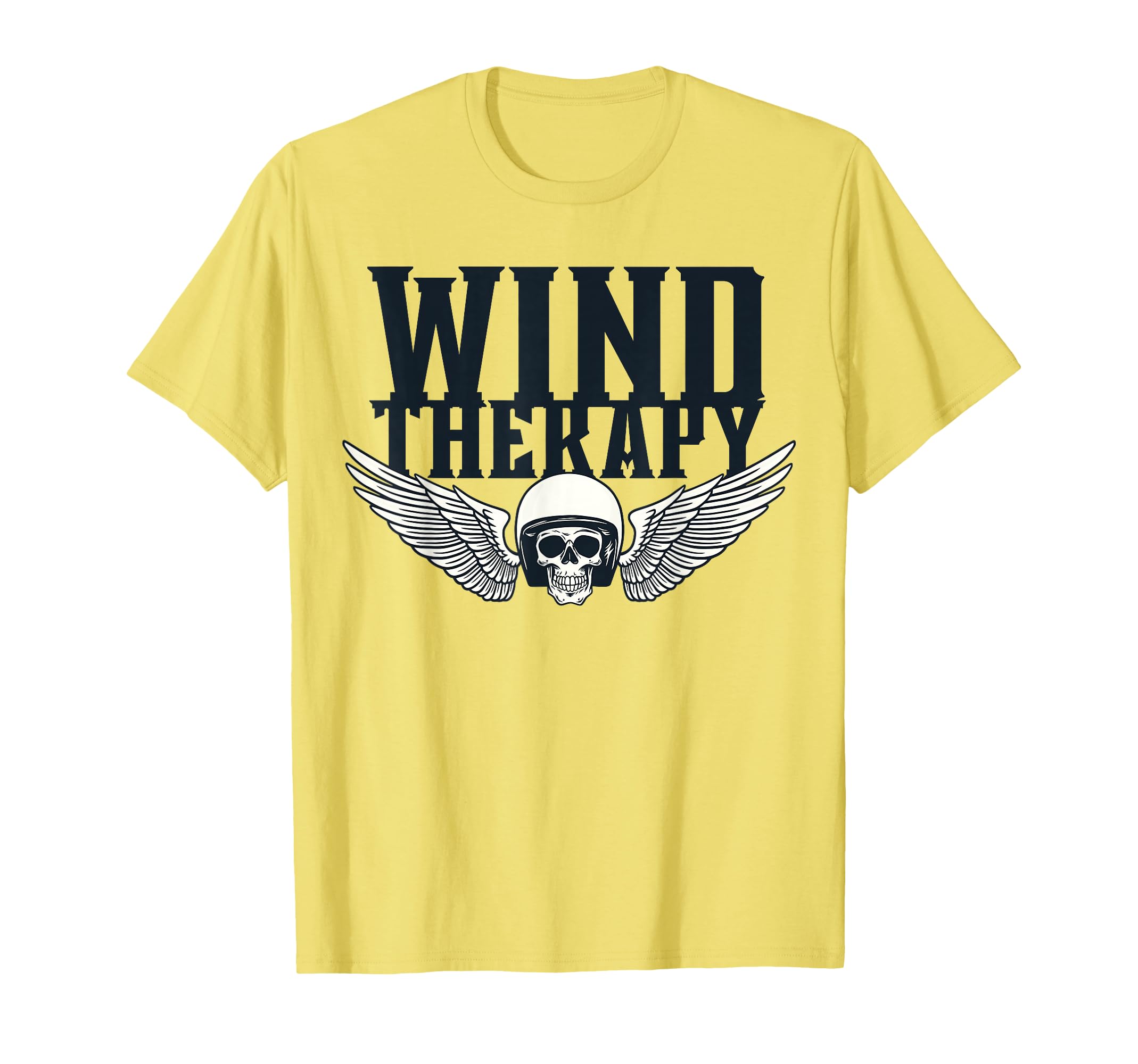 Wind Therapy Funny Sarcastic Biker Club T-Shirt - Custom Art Print Unisex - T-Shirt, Sweatshirt, Hoodie
