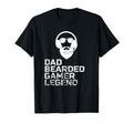 Funny Bearded Video Gamer Gaming T-Shirt - Custom Art Print for Adults - T-Shirt, Sweatshirt, Hoodie