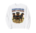 Rottweiler 90S Dog Lover 80S Sweatshirt - Minimalist Print Men Women - T-Shirt, Sweatshirt, Hoodie