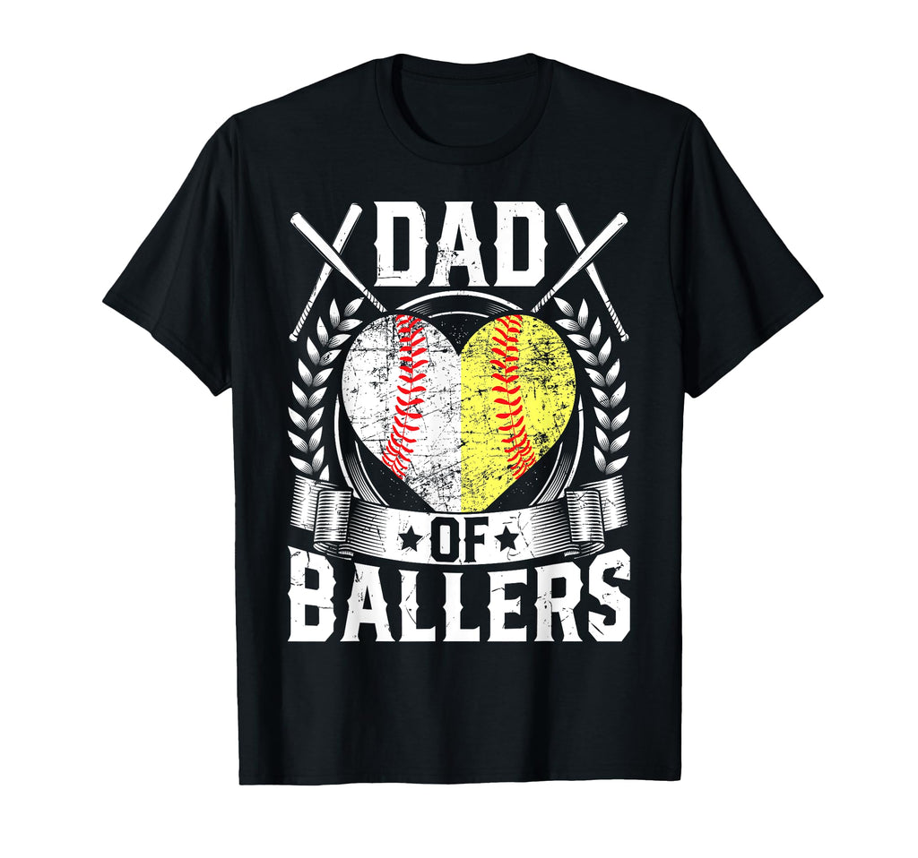 Fathers Day Baseball Lover Dad T-Shirt - Fun Novelty Design Men Women - T-Shirt, Sweatshirt, Hoodie