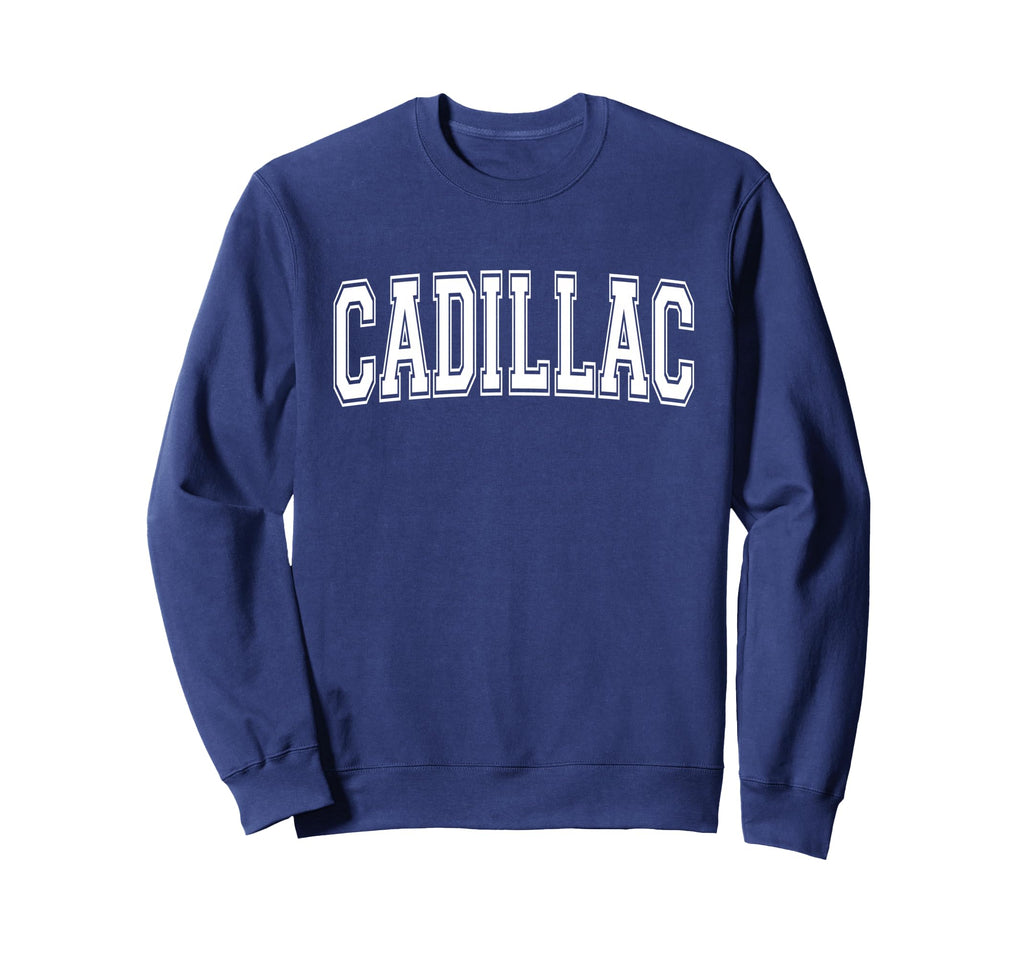 Cadillac Mi Michigan Usa Sports Sweatshirt - Aesthetic Graphic for Adults - T-Shirt, Sweatshirt, Hoodie
