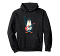 Rockstar Penguin Sunglasses Electric Hoodie - Novelty Apparel Unisex - T-Shirt, Sweatshirt, Hoodie