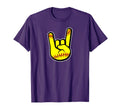 Rocker Fist Softball Players Finger T-Shirt - Custom Art Print Men Women - T-Shirt, Sweatshirt, Hoodie