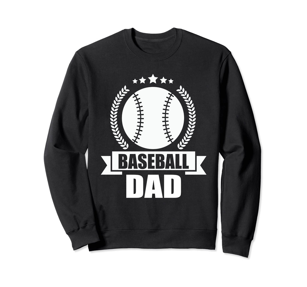 Baseball Dad Baseball Sweatshirt - Unique Graphic Men Women - T-Shirt, Sweatshirt, Hoodie