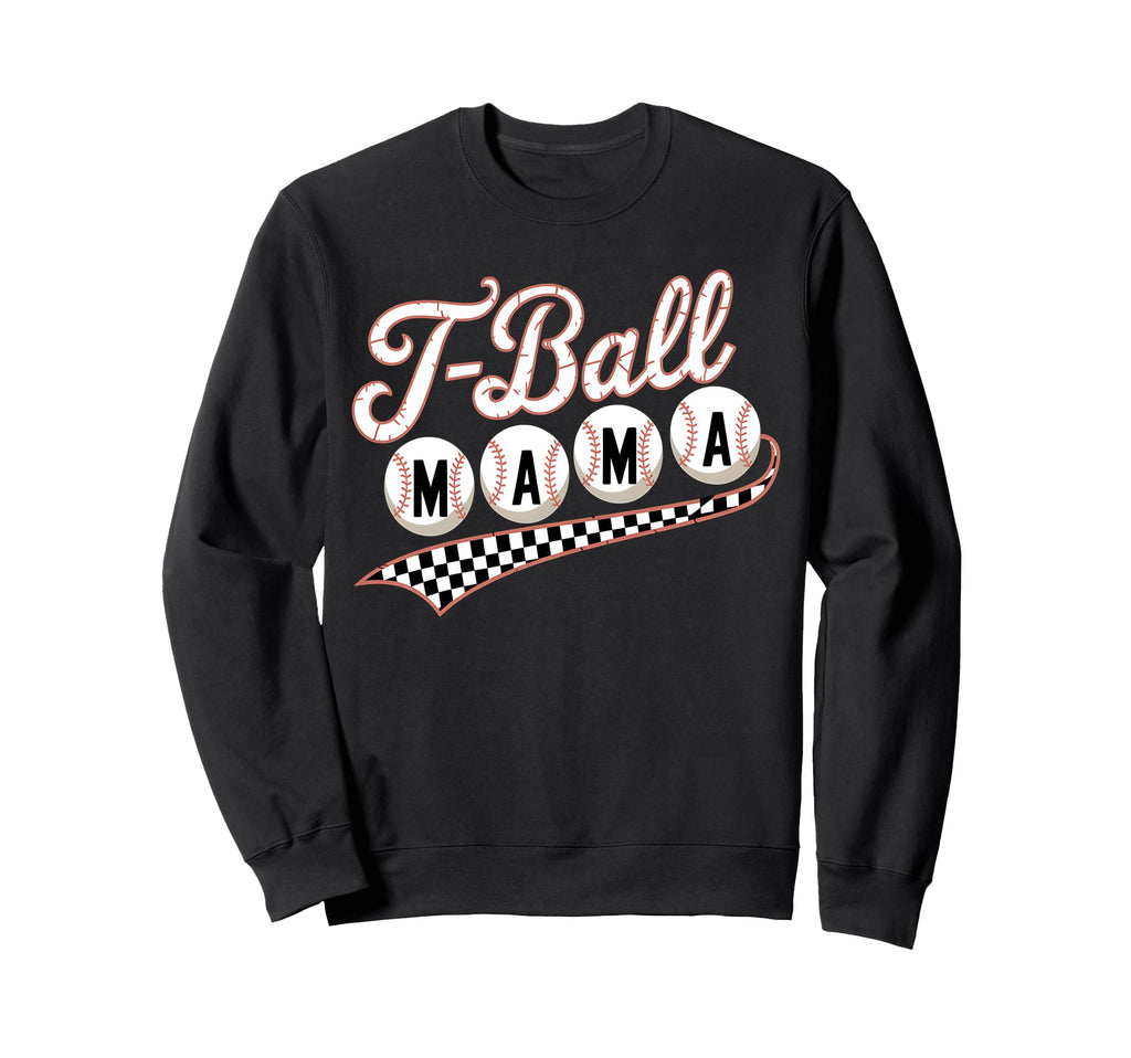 Baseball Mom Game Day Family Sweatshirt - Minimalist Print Men Women - T-Shirt, Sweatshirt, Hoodie