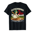 Mom Goose Mothers Day Outnumbered Baseball T-Shirt - Graphic Print Unisex - T-Shirt, Sweatshirt, Hoodie