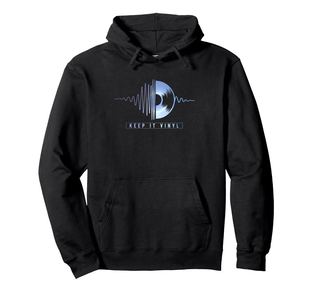 Vinyl Music Dj Record Vinyl Hoodie - Novelty Apparel Men Women - T-Shirt, Sweatshirt, Hoodie