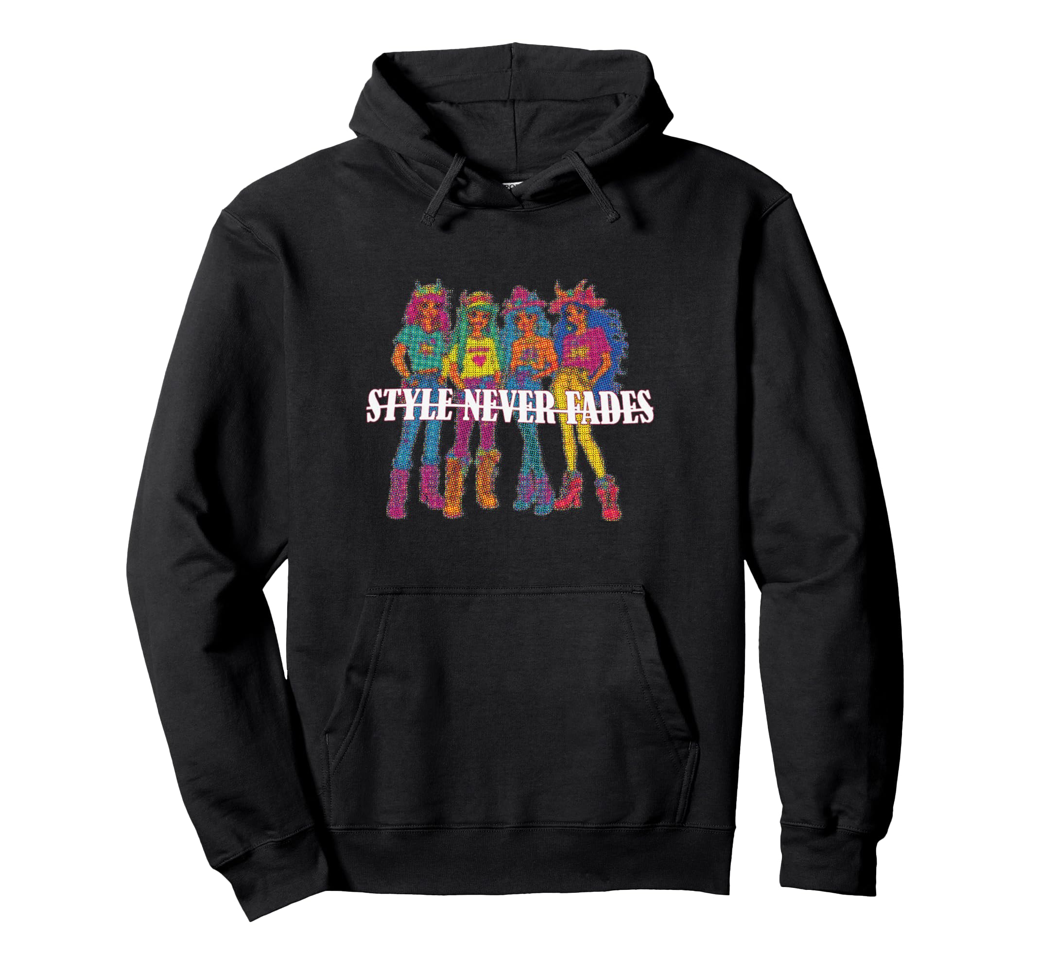 Never Fades Band Group Y2K Aesthetic Hoodie - Custom Art Print for Adults - T-Shirt, Sweatshirt, Hoodie