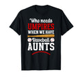 Funny Baseball Aunt Baseball Player T-Shirt - Aesthetic Graphic for Adults - T-Shirt, Sweatshirt, Hoodie