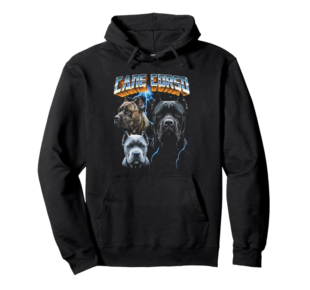 Cane Corso 80S Dog Lover Funny 90S Hoodie - Custom Art Print for Adults - T-Shirt, Sweatshirt, Hoodie