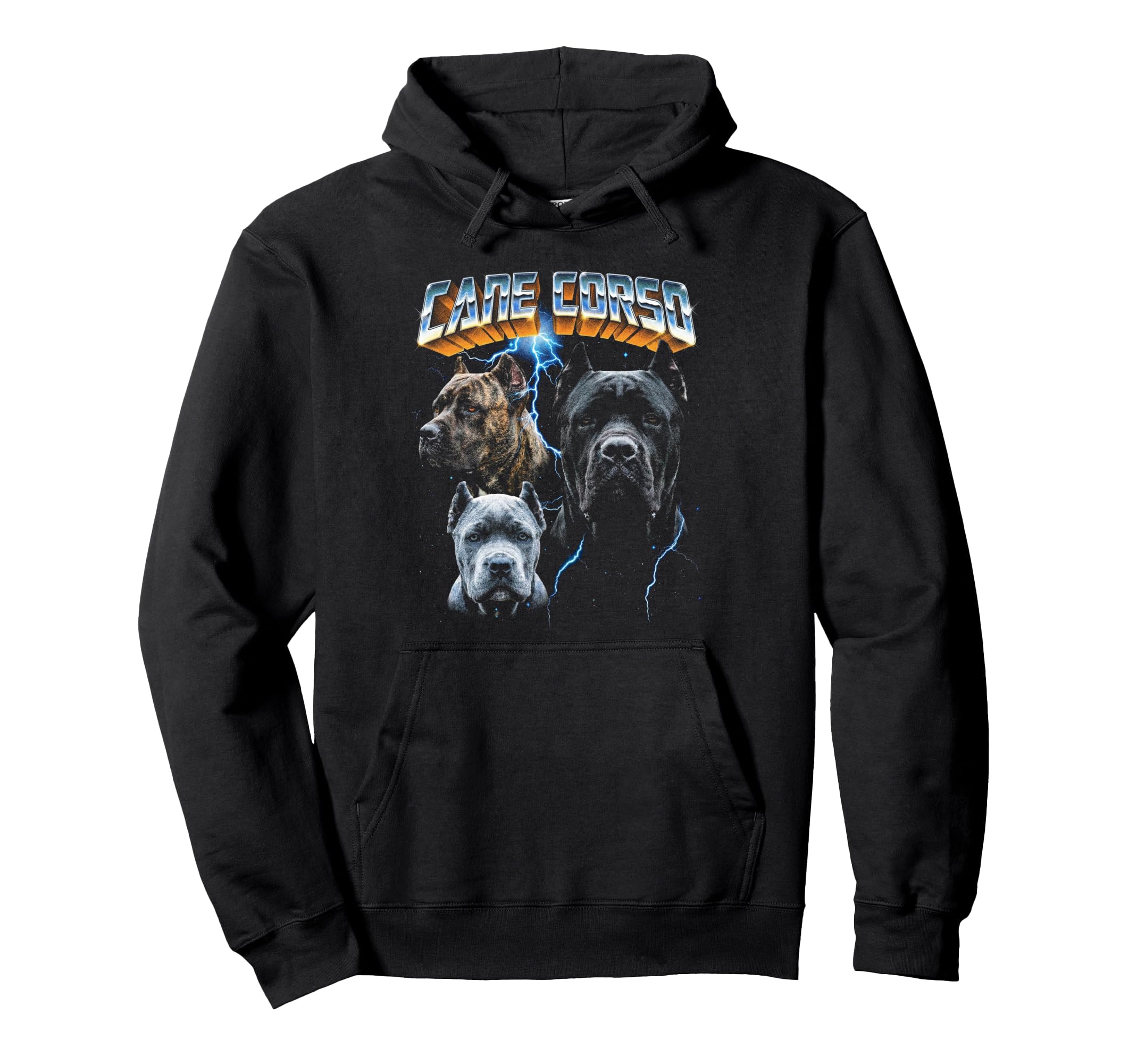 Cane Corso 80S Dog Lover Funny 90S Hoodie - Custom Art Print for Adults - T-Shirt, Sweatshirt, Hoodie