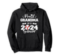 Proud Grandma 2024 Senior Funny Hoodie - Trendy Graphic for Adults - T-Shirt, Sweatshirt, Hoodie