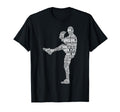Baseball Pitcher Baseball Player T-Shirt - Trendy Graphic for Adults - T-Shirt, Sweatshirt, Hoodie