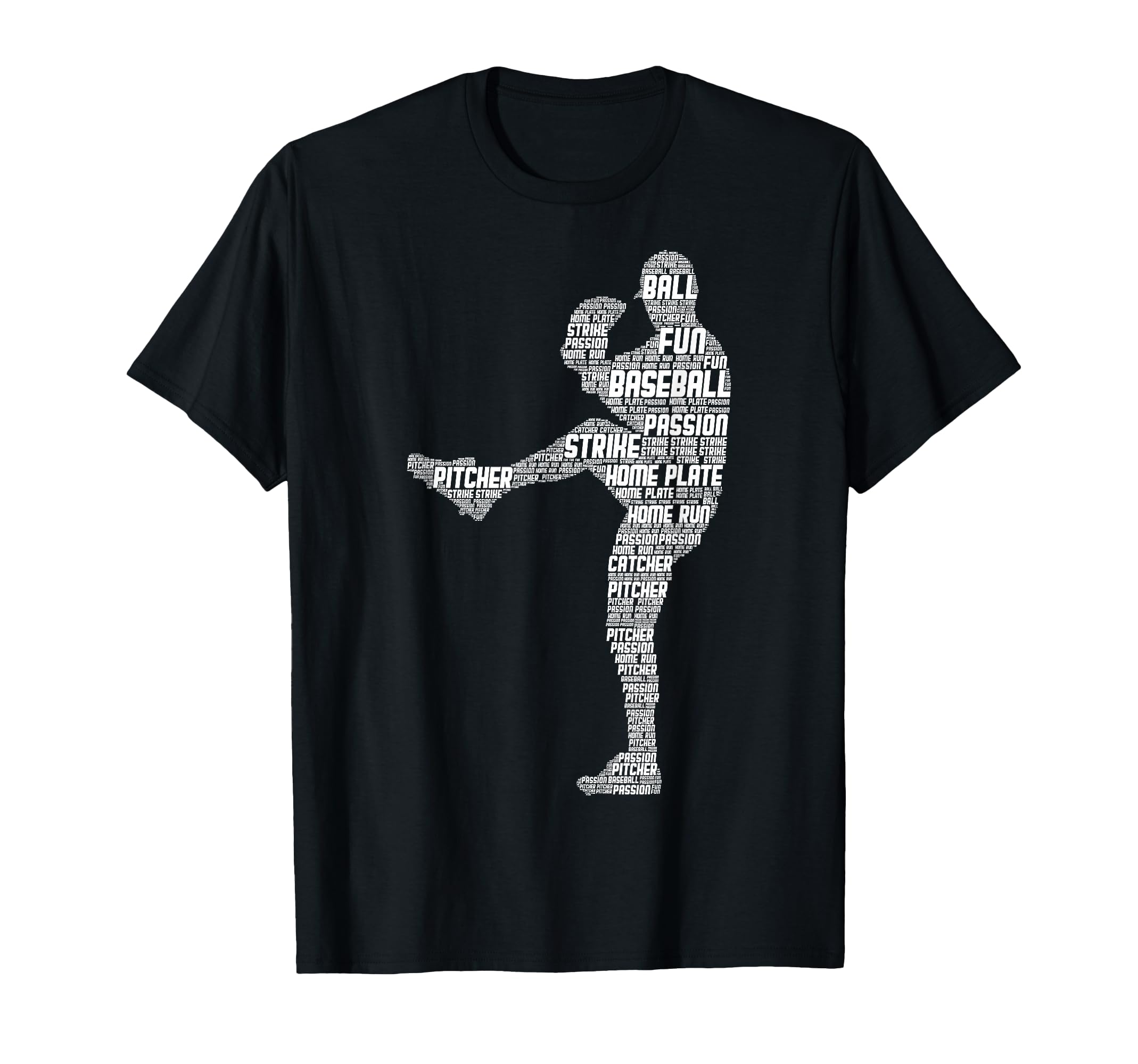 Baseball Pitcher Baseball Player T-Shirt - Trendy Graphic for Adults - T-Shirt, Sweatshirt, Hoodie