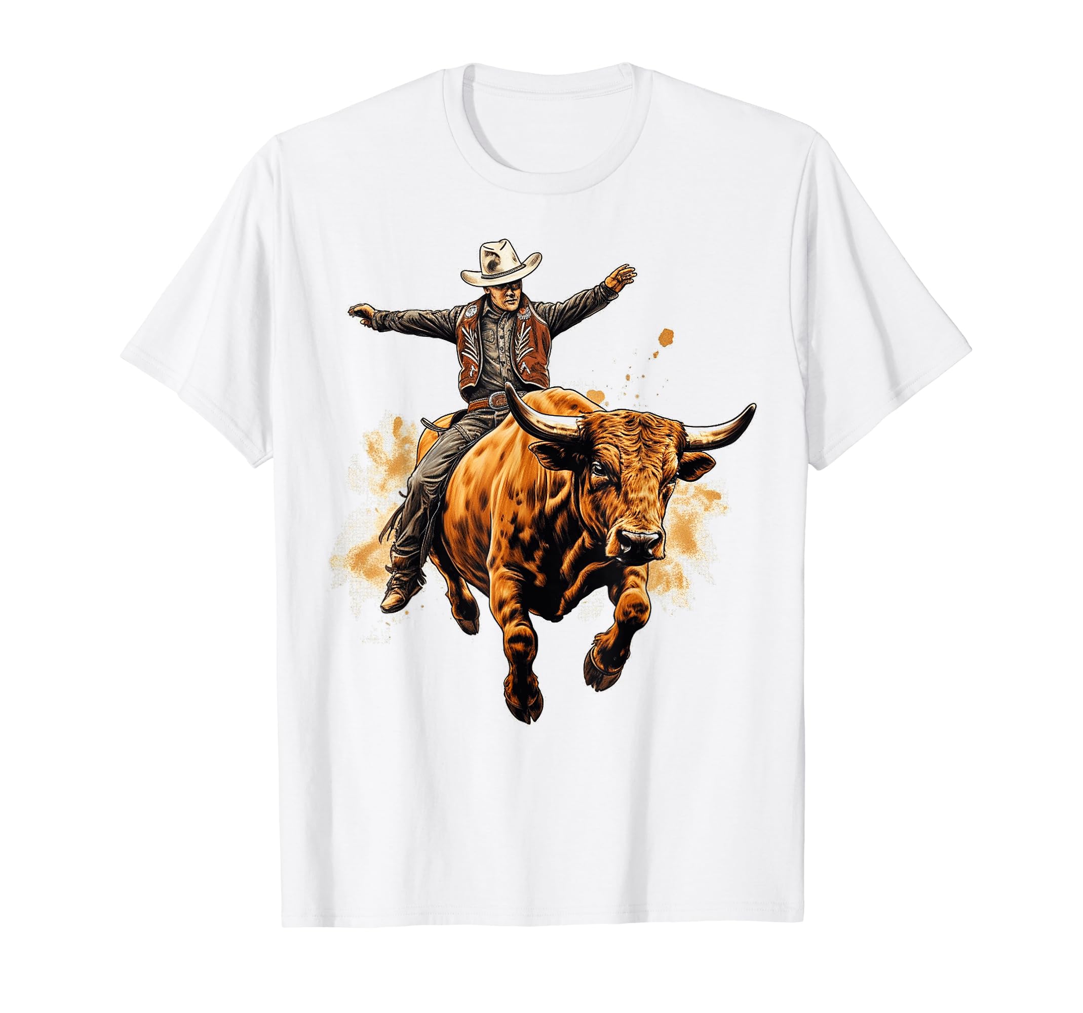 Cowboy Rodeo Horse Riding Usa Cowboy T-Shirt - Minimalist Print Men Women - T-Shirt, Sweatshirt, Hoodie