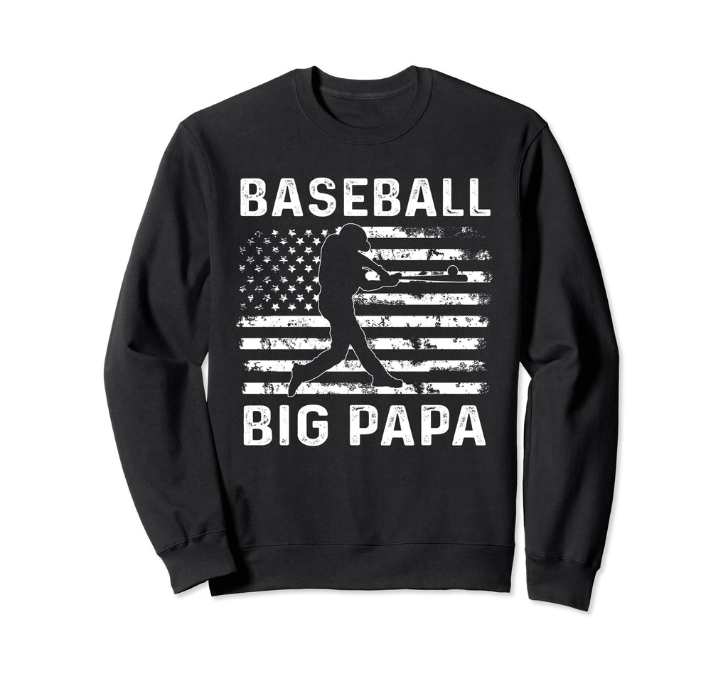 Baseball Big Papa Usa Flag 4Th July Sweatshirt - Custom Art Print Unisex - T-Shirt, Sweatshirt, Hoodie